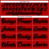 Custom Red Black-Red Authentic Baseball Jersey - Image 4