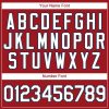 Custom Red White-Navy Baseball Jersey - Image 4